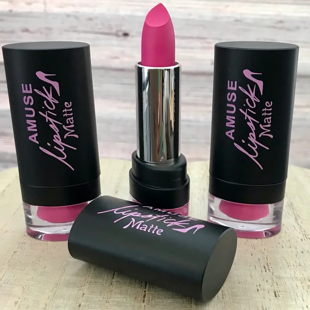 🆕3pcs Amuse Matte Lipstick